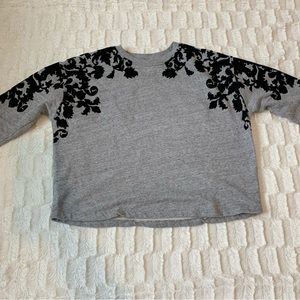 Zara Sweatshirt with Velvet embellishments